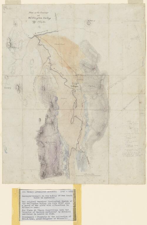 Plan of the country at Wellington Valley, 5th July 1830 [picture] / T.L.M