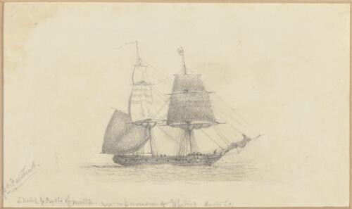 Frigate off Malta [picture] / Capt. Halstead