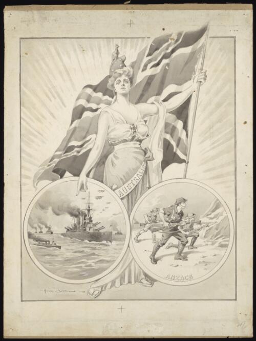 Australia, Anzacs [picture] / H.W. Cotton