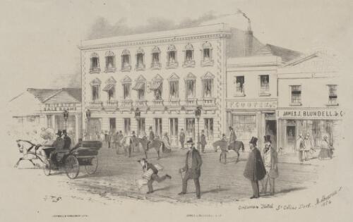 Criterion Hotel, Gt Collins Street, Melbourne, 1854 [picture] / S.T.G