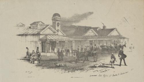 General Post Office, Gt Bourke St. Melbourne, 1854 [picture] / S.T.G