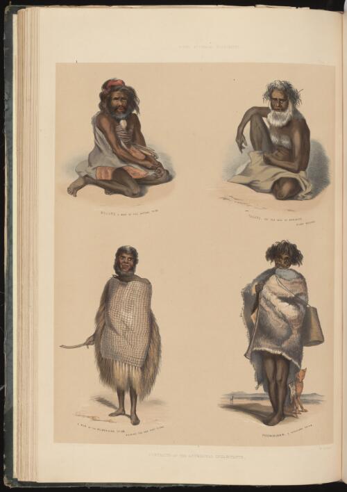 Portraits of Aboriginal Australian men of South Australia, 1847 [picture] / George French Angas; W. Hawkins