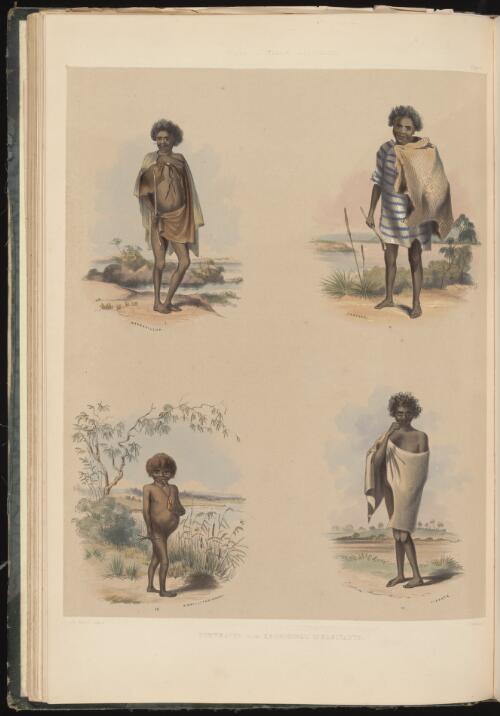 Portraits of Aboriginal Australians of South Australia, 1847 [picture] / George French Angas; W. Hawkins