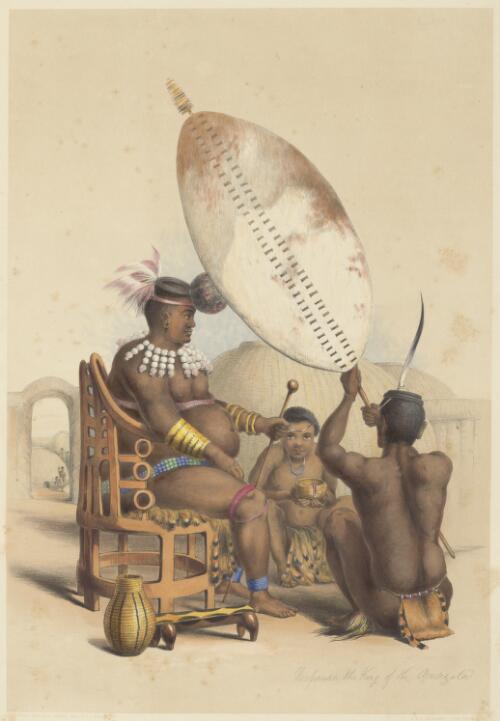 Umpanda, the King of the Amazulu [picture] / George French Angas del. et lithog