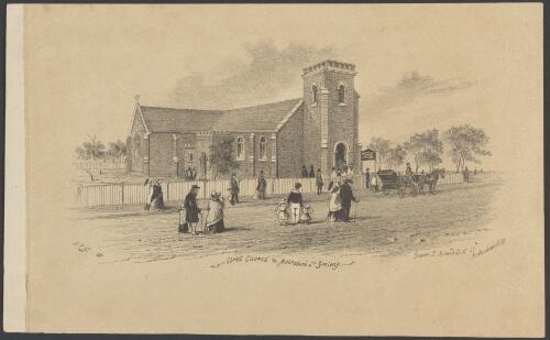 Christ Church n. Moorabool St., Geelong 1855 [picture] / S.T.G