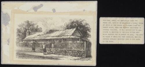 Old cottage, Flinders Lane East, Melbourne, ca. 1905 [picture] / Elliot Johnson