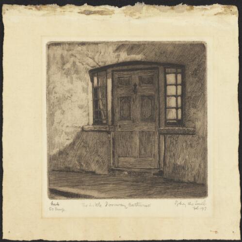 The little doorway, Bathurst, New South Wales, February 1917 [picture] / Sydney Ure Smith