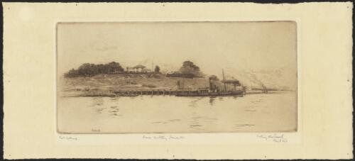 Dawes Battery, Dawes Point, Sydney, April 1917 [picture] / Sydney Ure Smith
