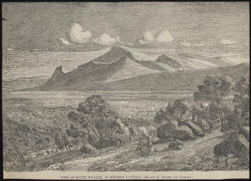 View of Mount William in Western Victoria [picture] / drawm [sic] by Eugene von Guerard