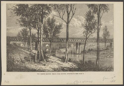 The Bremer railway bridge near Ipswich, Queensland [picture] / M. Jackson sc