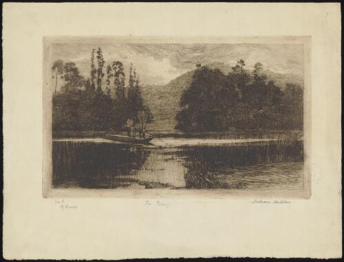 The ferry [picture] / J.R. Ashton 1893