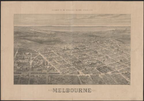 Melbourne [picture] / A.C. Cooke delt. 1880