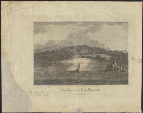 Vaucluse Bay, Port Jackson, New South Wales [picture] / W. Preston sculp. from an original drawing by Captn. Wallis