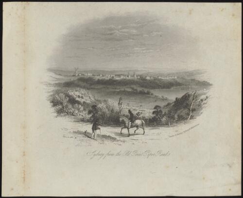 Sydney from the old Point Piper road [picture] / Terry del. 1853