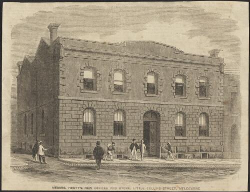 Messrs. Henty's new offices and store, Little Collins Street, Melbourne [picture]