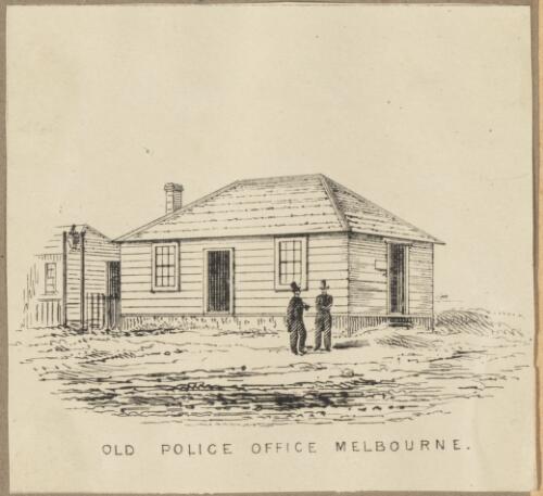 Old Police Office, Melbourne [picture] / [Thomas Ham]