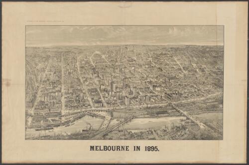 Melbourne in 1895 [picture] / A.C. Cooke delt.; W.S. Calvert sc