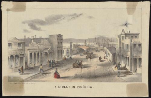 A street in Victoria [picture] / Clayton & Co. lith