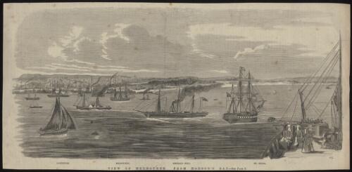 View of Melbourne from Hobson's Bay [picture] / F.G