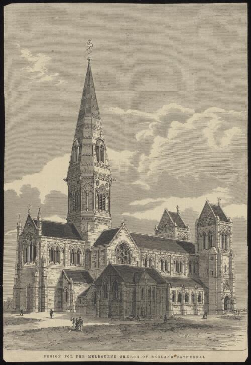 Design for the Melbourne Church of England cathedral [picture] / A.C