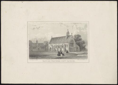 Watford proposed new church, S.S. Teulon, F.S.A., archt. [picture] / Hullmandel & Walton lith