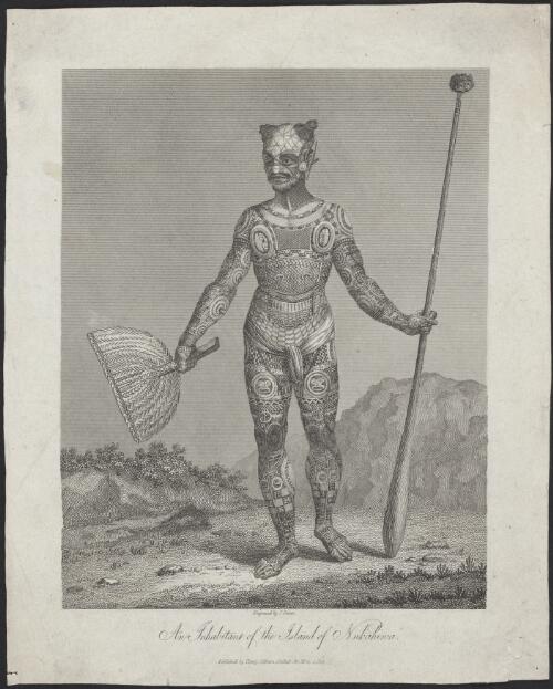 An inhabitant of the island of Nukahiwa [picture] / engraved by J. Storer