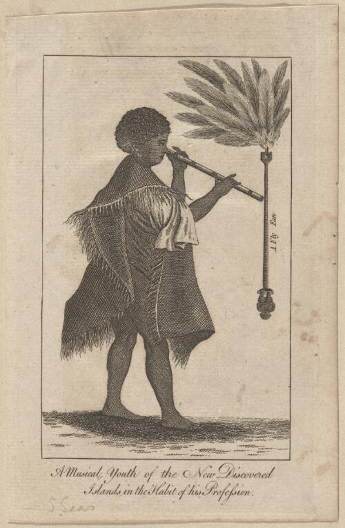 A musical youth of the new discovered islands in the habit of his profession [picture]