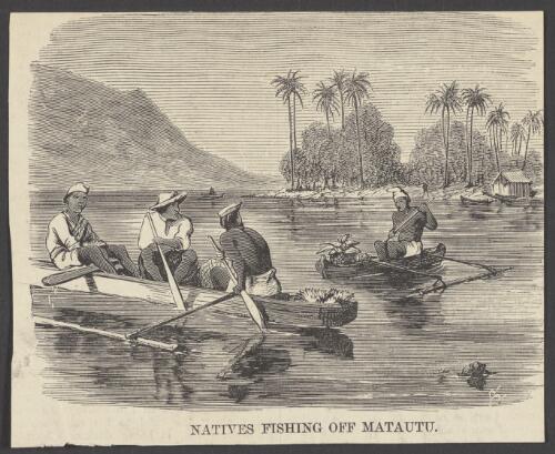 Natives fishing off Matautu [picture] / S.C