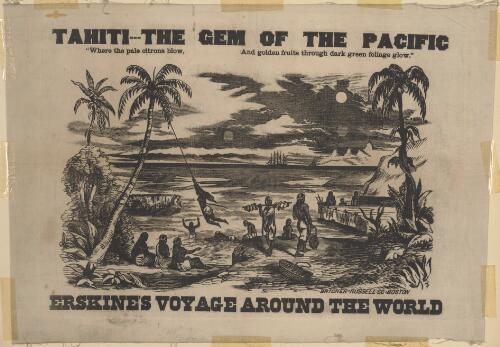 Erskine's voyage around the world, Tahiti the gem of the Pacific [picture] / Bricher-Russell sc