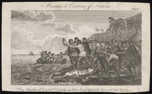 The death of Captn. Cook at the Sandwich Islands, 1779 [picture]