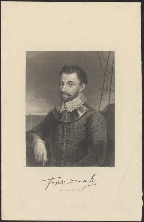 Sir Francis Drake [picture] / W. Holl