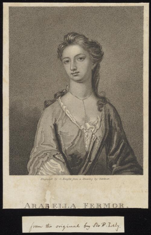 Arabella Fermor [picture] / engraved by C. Knight from a drawing by Gardner