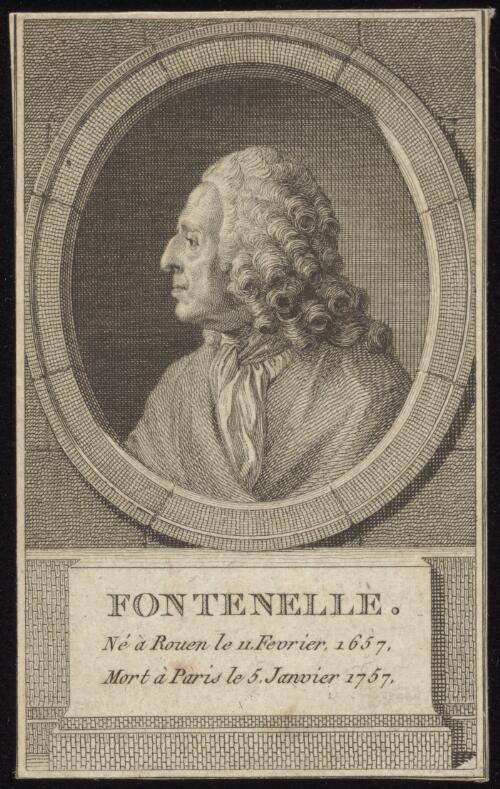 Fontenelle, ne a Rouen le 11 Fevrier 1657, mort a Paris le 5 Janvier 1757 [picture]