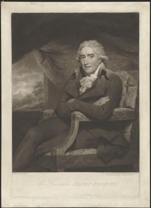 The Honorable Henry Erskine [picture] / painted by H. Raeburn; engraved by James Ward