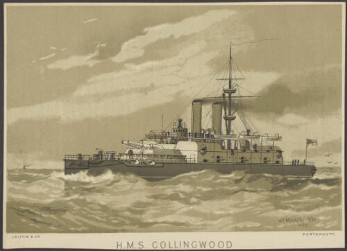H.M.S. Collingwood [picture] / W.F. Mitchell