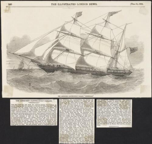 The Aberdeen clipper-built barque Phoenician [picture]