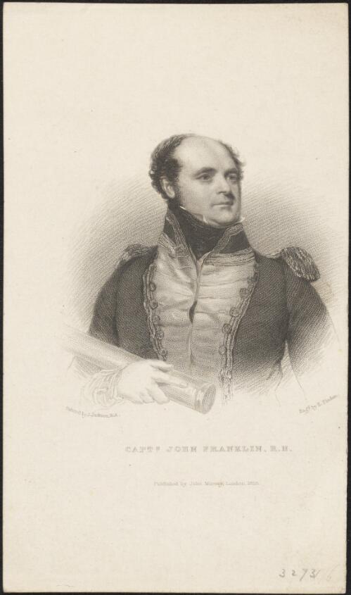 Captn. John Franklin, R.N. [picture] / painted by J. Jackson; engd. by E. Finden