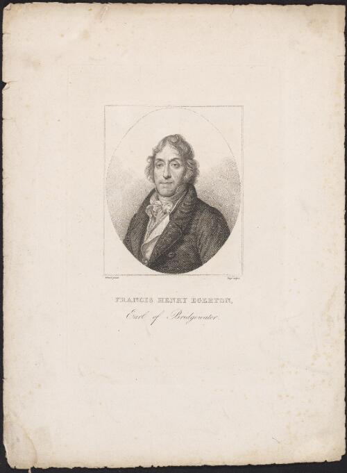 Francis Henry Egerton, Earl of Bridgewater [picture] / Gerard pinxit.; Coupe sculpsit