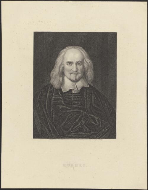 Hobbes [picture] / engraved by J. Posselwhite from a picture by Dobson in the possession of the Royal Society