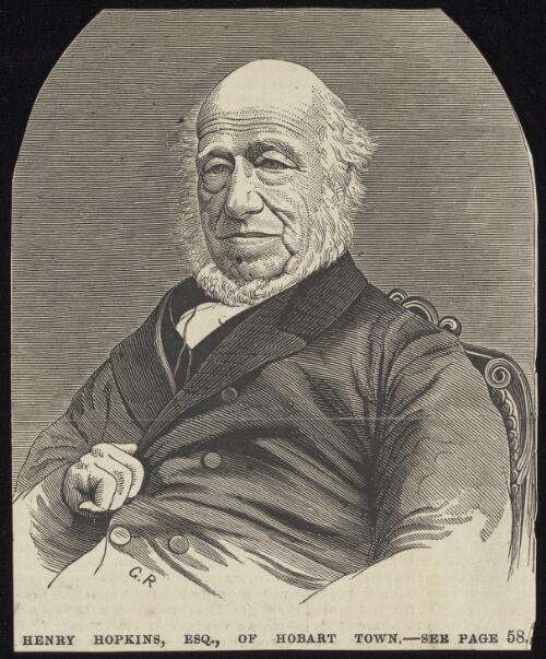 Henry Hopkins, Esq., of Hobart Town [picture] / G.R