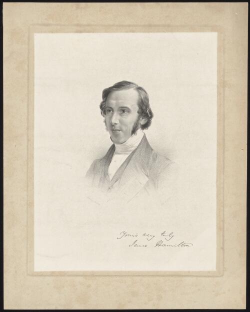[Portrait of James Hamilton] [picture] / Henry Anelay; Geo. B. Shaw