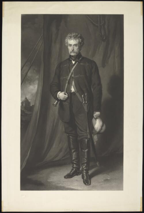 [Portrait of Lord Clyde] [picture] / [F. Grant; S. Cousins]