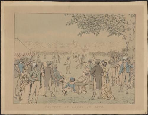 Cricket at Lords in 1822 [picture]