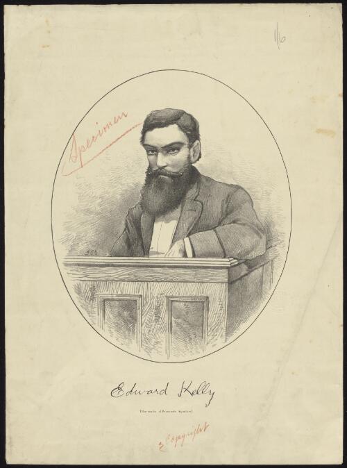 [Portrait of Ned Kelly] [picture] / G.R.A
