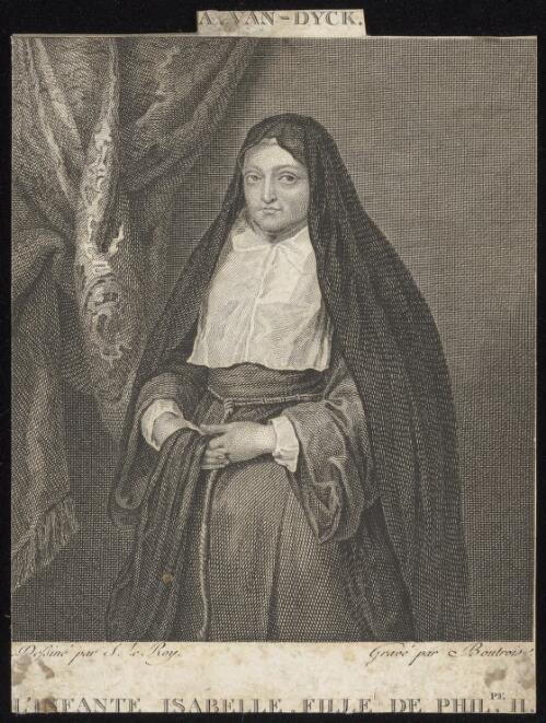 L'Infante Isabelle fille de Philpe. II [picture] / dessine par S. le Roy ; grave par Boutrois