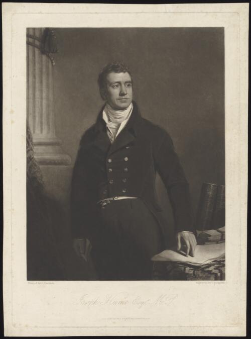 Joseph Hume, Esq., M.P. [picture] / painted by J. Graham; engraved by T. Hodgetts