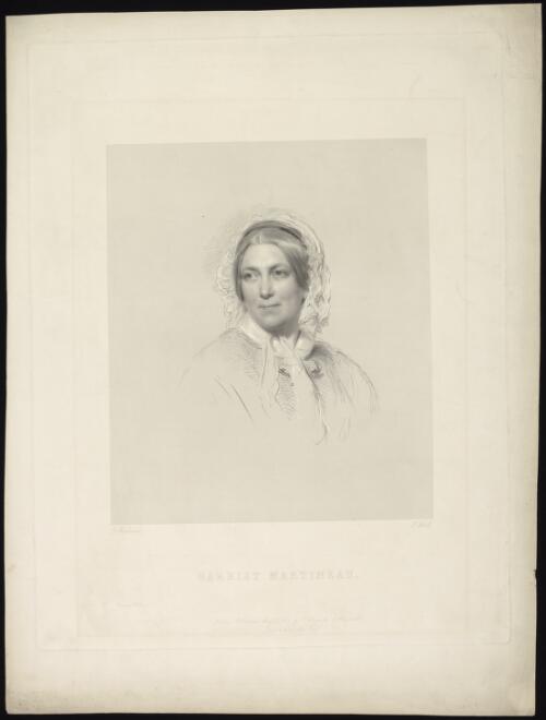 Harriet Martineau [picture] / G. Richmond; F. Holl