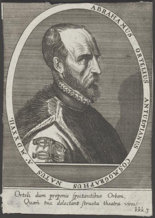 Abrahamus Ortelius Antuepianus cosmographus, natus A° MDXXVII [picture]