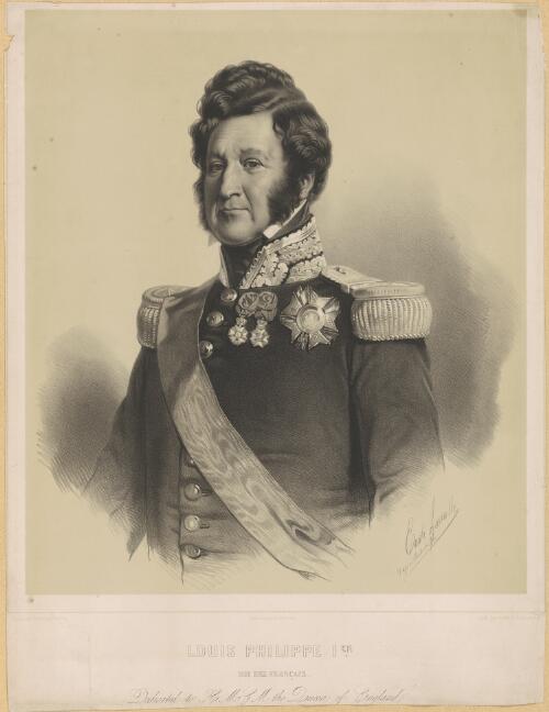 Louis Philippe 1er, Roi des Francais [picture] / peint par Winterhalter; lith. par Emile Lassalle