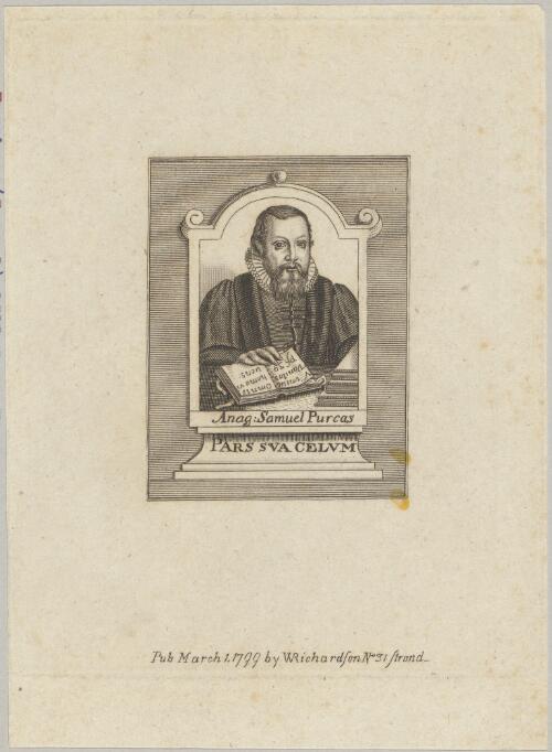[Portrait of Samuel Purchas, editor of Hakluyt's Voyages] [picture]